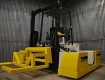 Drive wheel end-effector on the Mobulator- the manipulator system which an operator functions from the driver's stations.